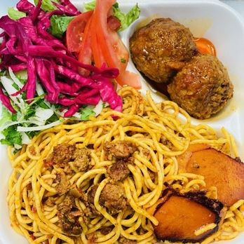 Flourish kitchen  - Maraconi combo with meatballs - Persian/Iranian Near Me - Irvine, California
