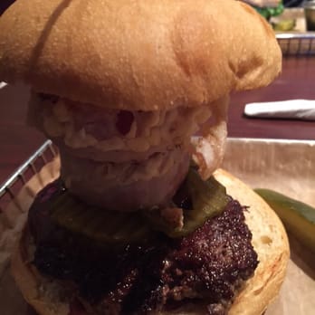 Hops Burger Bar - Pickle back burger - Burgers Near Me - Greensboro, North Carolina