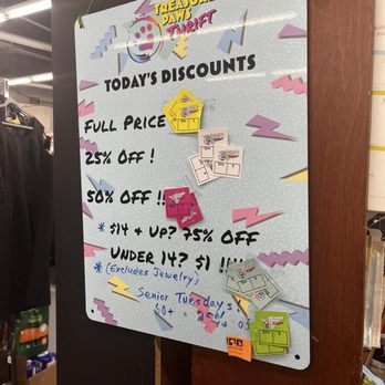 Treasure Paws - Monthly deals board - Thrift Stores Near Me - Burlingame, California