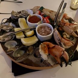 Petite seafood towe Petite seafood towe