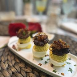 Campfired - Deviled eggs