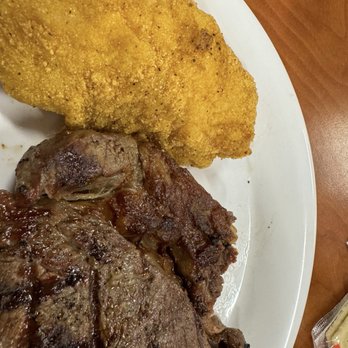 Golden Corral Buffet & Grill - Sirloin from the grill and fried fish. 10/10 on fish - American Near Me - Ontario, California Golden Corral Buffet & Grill - Sirloin from the grill and fried fish. 10/10 on fish - American Near Me - Ontario, California