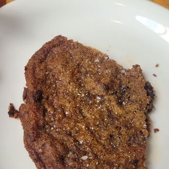 Gallery Coffee - Half eaten sea salt chocolate cookie - Coffee & Tea Near Me - Woodland, California