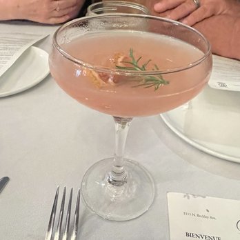 Restaurant Beatrice - Ruby and rosemary cocktail - Cajun/Creole Near Me - Dallas, Texas Restaurant Beatrice - Ruby and rosemary cocktail - Cajun/Creole Near Me - Dallas, Texas