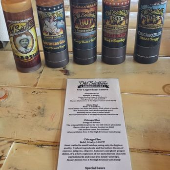 Old Southern BBQ Smokehouse - The 5 current sauces. Ranked in my personal preference order from left to right. The winner being Jimmie's Original style! - Barbeque Near Me - Shakopee, Minnesota Old Southern BBQ Smokehouse - The 5 current sauces. Ranked in my personal preference order from left to right. The winner being Jimmie's Original style! - Barbeque Near Me - Shakopee, Minnesota
