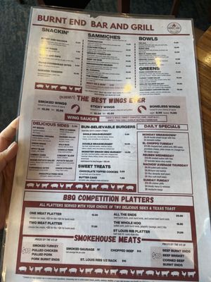 Menu photo 2 Burnt End BBQ De Soto, KS