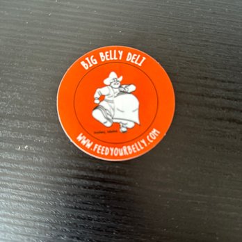 Big Belly Deli - an orange and white logo - Delis Near Me - Hailey, Idaho