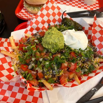 Burger Bun - The super deluxe asada fries. - Burgers Near Me - Glendale, California