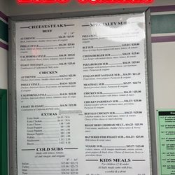CC Peppers - Current cc peppers menu