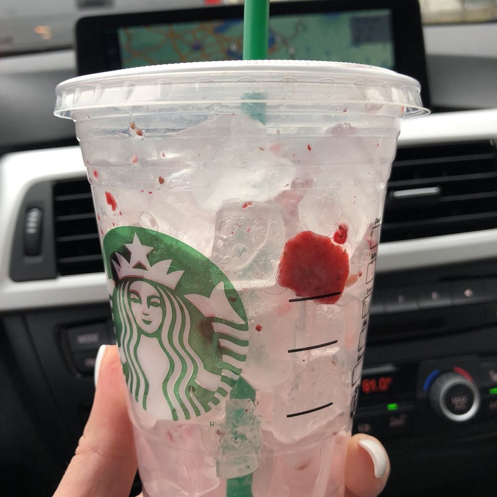 Starbucks - when you ask to go easy on ice ... you get full cup of ice - Coffee & Tea Near Me - Bridgeport, Connecticut