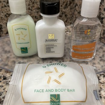 Quality Inn - Appreciated the soap, sanitizer, lotion, and conditioner, but there was no shampoo. - Hotels Near Me - Foley, Alabama