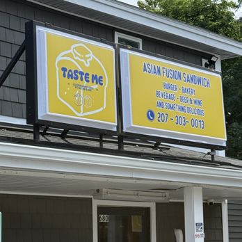 Taste Me - Closeup of the sign. - Sandwiches Near Me - Scarborough, Maine