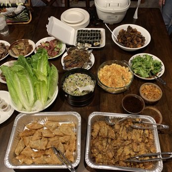 Kim Chee II Restaurant - During Easter , a potluck with kimchee2  order - Korean Near Me - Honolulu, Hawaii