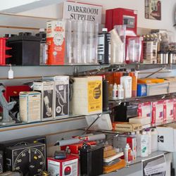 Lots of darkroom supplies