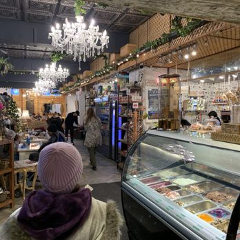 Saint Burger - the inside of a restaurant with customers - Burgers Near Me - Montreal, Quebec
