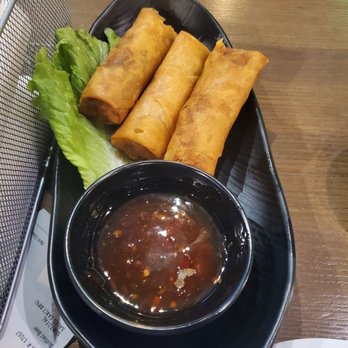 Pho Mex - These are chicken fused egg rolls with mole sauce, these were very good. - Asian Fusion Near Me - Modesto, California Pho Mex - These are chicken fused egg rolls with mole sauce, these were very good. - Asian Fusion Near Me - Modesto, California
