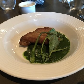 La Toque - 1st Course:  Skate wing w/ morels & fava beans (ono) - French Near Me - Napa, California
