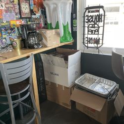 The Green Growler - Bar corner (customer area)