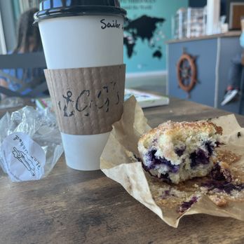 Grumpy Grandpas Coffee - Lemon blueberry muffin with a Americano! - Coffee & Tea Near Me - Hampstead, North Carolina Grumpy Grandpas Coffee - Lemon blueberry muffin with a Americano! - Coffee & Tea Near Me - Hampstead, North Carolina