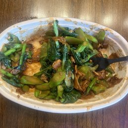 Pad See Lew w/ Shrimp and Extra Sauce