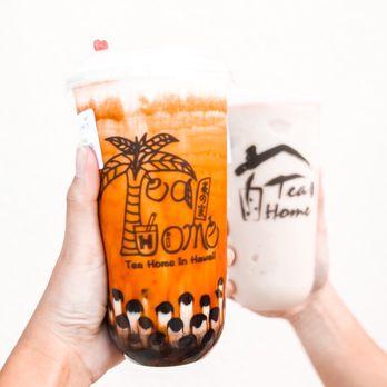 Tea Home - Kaneohe - Lava Tea Latte ($6.75 i think?) & L Mung Bean Smoothie $5.25 - Bubble Tea Near Me - Kaneohe, Hawaii Tea Home - Kaneohe - Lava Tea Latte ($6.75 i think?) & L Mung Bean Smoothie $5.25 - Bubble Tea Near Me - Kaneohe, Hawaii