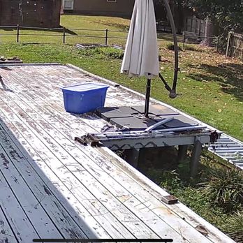 Bryan Construction Services - Old deck being removed - Carpenters Near Me