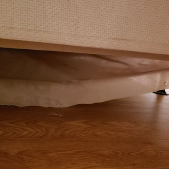 Edgewater Beach & Golf Resort - Broken bed in first room. - Hotels Near Me - Panama City Beach, Florida