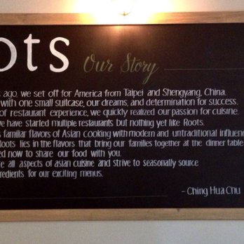 Roots - Roots... The history. - Asian Fusion Near Me - Princeton, New Jersey Roots - Roots... The history. - Asian Fusion Near Me - Princeton, New Jersey