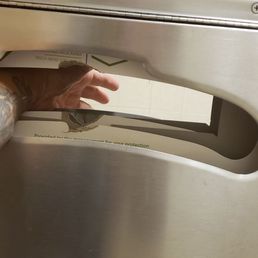 I can put my whole arm through the stalls.. the person in the Next one can see clearly through it. I can put my whole arm through the stalls.. the person in the Next one can see clearly through it.