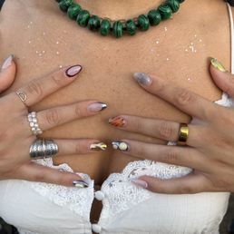Gel-x Coachella nails :-) Gel-x Coachella nails :-)