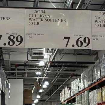 Costco Wholesale - Water softener salt pellets- 11/25/25 - Wholesale Stores Near Me - Las Vegas, Nevada