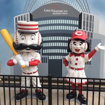 Great American Ball Park - Two mascots - Stadiums & Arenas Near Me - Cincinnati, Ohio Great American Ball Park - Two mascots - Stadiums & Arenas Near Me - Cincinnati, Ohio