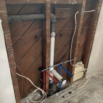 Carolina Plumbing Pros - Full repiping of kitchen lines in walls and under from basement (not shown). - Plumbing Near Me - Stallings, North Carolina