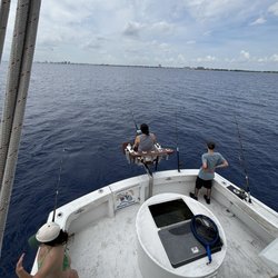 Mark The Shark - Aft of the boat while fishing