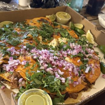 Tejas Birria - Birria Pizzadilla - Food Trucks Near Me - Buda, Texas