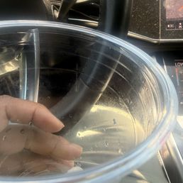 Dirty cup. Dirty cup.
