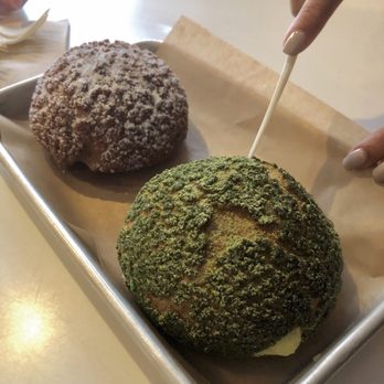 Bibble & Sip - Earl grey and matcha cream puffs - Coffee & Tea Near Me - New York, New York Bibble & Sip - Earl grey and matcha cream puffs - Coffee & Tea Near Me - New York, New York