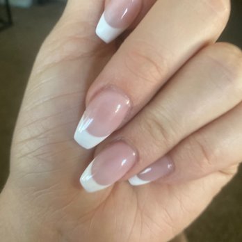 Mio Nails & Spa - French tip coffin - Nail Salons Near Me - Huntington Beach, California Mio Nails & Spa - French tip coffin - Nail Salons Near Me - Huntington Beach, California