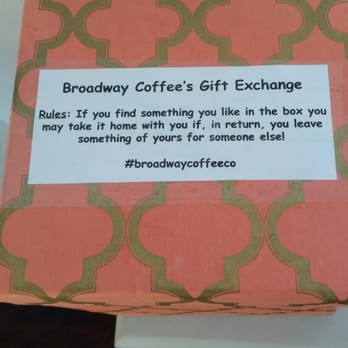 Broadway Coffee - Gift exchange 1/2 - Coffee & Tea Near Me - Sacramento, California