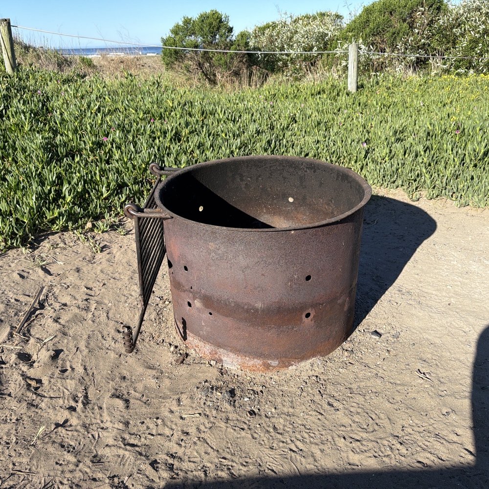 Morro Strand State Beach - Each campsite has its own fire pit. - Parks Near Me Morro Strand State Beach - Each campsite has its own fire pit. - Parks Near Me