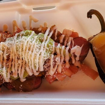 El Caprichoso Sonoran Hotdogs - Sunday, July 2nd, 2023 - Hog Dog - no bun - Hot Dogs Near Me - Phoenix, Arizona