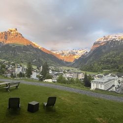 Hotel Terrace - View around sunrise !