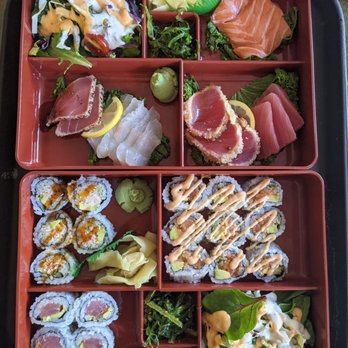 H Plaza - Top: Sashimi bento box Bottom: Maki bento box - Shopping Centers Near Me - Great Neck, New York H Plaza - Top: Sashimi bento box Bottom: Maki bento box - Shopping Centers Near Me - Great Neck, New York