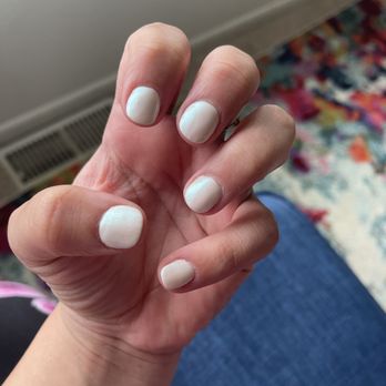 Happy Nails - Lots of lumps and ridges. Not even. Waste of money. - Nail Salons Near Me - Allen Park, Michigan