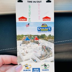 Coconut Creek Family Fun Park - Completed card.