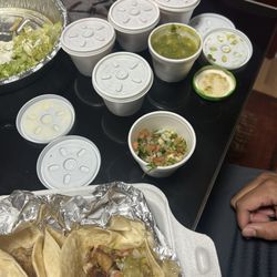 Mazatlan - Assorted condiments