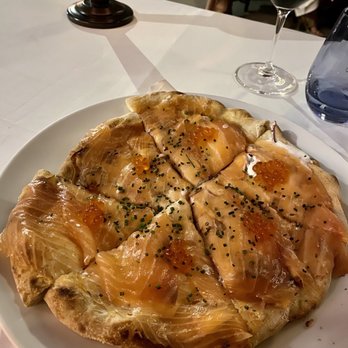 Spago - Smoked Salmon Pizza - New American Near Me - Beverly Hills, California Spago - Smoked Salmon Pizza - New American Near Me - Beverly Hills, California