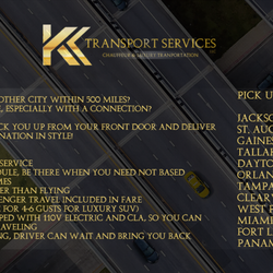 K&K Transport Service - Business Card Back