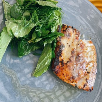 Kyu - Florida snapper in brown butter - and don't sleep on the "garnish", it's a refreshing mix of basil, lemongrass, and arugula!!! - Asian Fusion Near Me - Miami, Florida Kyu - Florida snapper in brown butter - and don't sleep on the "garnish", it's a refreshing mix of basil, lemongrass, and arugula!!! - Asian Fusion Near Me - Miami, Florida