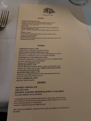 Menu photo 3 La Cava Restaurant Salisbury, NC Menu photo 3 La Cava Restaurant Salisbury, NC